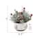 Christmas Mix IN 4.25" Ceramic Reverse Tree Pot